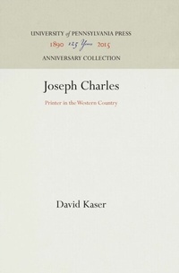 Enlarge image Cover: Joseph Charles - University of Pennsylvania Press