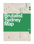 Cover: Brutalist Sydney Map - Blue Crow Media