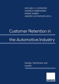 Abbildung von: Customer Retention in the Automotive Industry - Springer Gabler