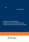 Cover: Progress in Drug Research / Fortschritte der Arzneimittelforschung / Progr&egrave;s des recherches pharmaceutiques - Birkh&auml;user