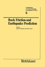Cover: Rock Friction and Earthquake Prediction - Birkhäuser