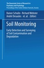 Cover: Soil Monitoring - Birkhäuser