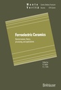 Cover: Ferroelectric Ceramics - Birkhäuser