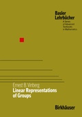 Cover: Linear Representations of Groups - Birkh&auml;user