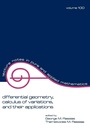 Cover: Differential Geometry, Calculus of Variations, and Their Applications - CRC Press