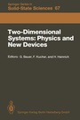 Cover: Two-Dimensional Systems: Physics and New Devices - Springer