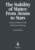 Cover: The Stability of Matter: From Atoms to Stars - Springer