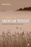 Cover: Lost Intimacy in American Thought - Continuum Publishing Corporation