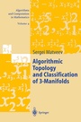 Cover: Algorithmic Topology and Classification of 3-Manifolds - Springer