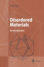 Cover: Disordered Materials - Springer