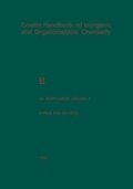 Cover: Boron and Oxygen - Springer