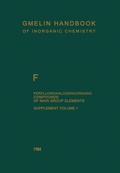 Cover: F Perfluorohalogenoorgano Compounds of Main Group Elements - Springer