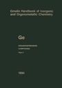 Cover: Ge Organogermanium Compounds - Springer