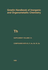Abbildung von: Th Thorium Supplement Volume C 8 - Springer
