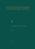 Cover: S Sulfur-Nitrogen Compounds - Springer