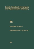Cover: Th Thorium Supplement Volume C 8 - Springer