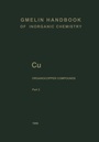 Cover: Cu Organocopper Compounds - Springer