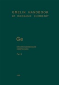 Cover: Ge Organogermanium Compounds - Springer