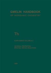 Enlarge image Cover: Th Thorium - Springer