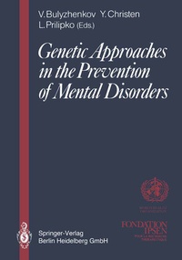 Bild: Genetic Approaches in the Prevention of Mental Disorders - Springer