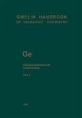 Cover: Ge Organogermanium Compounds - Springer