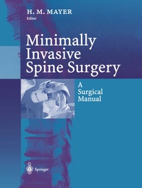 Enlarge image Cover: Minimally Invasive Spine Surgery - Springer