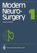 Cover: Modern Neurosurgery 1 - Springer