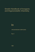 Cover: In Organoindium Compounds - Springer