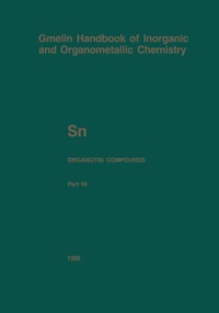 Enlarge image Cover: Sn Organotin Compounds - Springer