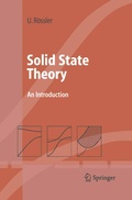 Cover: Solid State Theory - Springer