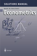 Cover: Solutions Manual for Econometrics - Springer