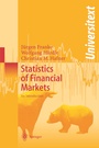 Cover: Statistics of Financial Markets - Springer