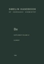 Cover: Be Beryllium - Springer