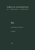 Cover: Be Beryllium - Springer