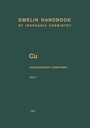 Cover: Cu Organocopper Compounds - Springer