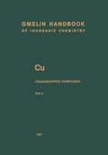 Cover: Cu Organocopper Compounds - Springer