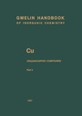 Cover: Cu Organocopper Compounds - Springer