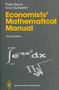 Cover: Economists' Mathematical Manual - Springer
