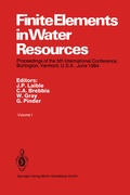 Cover: Finite Elements in Water Resources - Springer