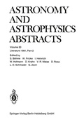 Cover: Literature 1981, Part 2 - Springer
