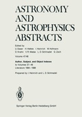 Cover: Author, Subject, and Object Indexes to Volumes 37-46. Literature 1984-1988 - Springer