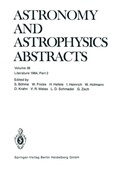 Cover: Literature 1984, Part 2 - Springer