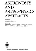 Cover: Literature 1986, Part 1 - Springer