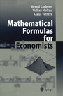 Cover: Mathematical Formulas for Economists - Springer