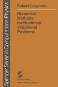 Cover: Numerical Methods for Nonlinear Variational Problems - Springer