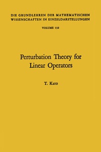 Abbildung von: Perturbation theory for linear operators - Springer