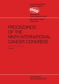 Enlarge image Cover: Proceedings of the 9th International Cancer Congress - Springer