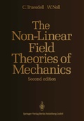 Cover: The Non-Linear Field Theories of Mechanics - Springer