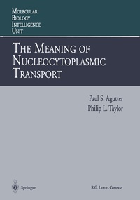 Enlarge image Cover: The Meaning of Nucleocytoplasmic Transport - Springer