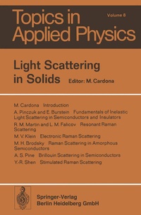 Abbildung von: Light Scattering in Solids 1 - Springer